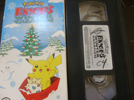 Pokemon Pikachu&#39;s Winter Vacation VHS 1999 Vintage - £6.24 GBP