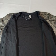 Catherine's Women's Black & Brown Open Front Jacket Blouse Top Size 5X (34W/36W) image 7