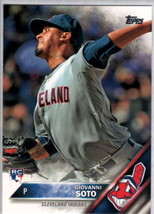 2016 Topps #692 Giovanni Soto NM-MT RC Rookie Indians ID:23245 - $1.67