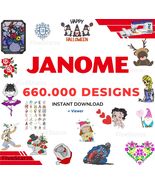 Embroidery Designs Collection for Janome Machine - 660,000 Files in JEF ... - $24.61 CAD