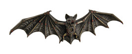 Mechanical Steampunk Vampire Bat Bronze Finish Wall Sculpture - $44.54
