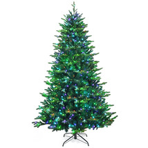 Costway 8ft App-Controlled Pre-lit Christmas Tree w/ 15 Modes Multicolor... - $455.99