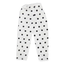Vintage 1988 Cool Times Barbie White &amp; Black Polka Dot Capri Leggings Pa... - $3.99