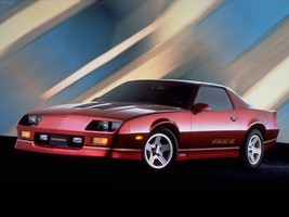 1985 Chevrolet Camaro IROC-Z maroon | 24x36 inch POSTER | vintage classic car - £15.99 GBP