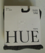 Hue Metallic tights Size S/M Black with Gold - £9.45 GBP