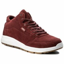 VANS Style 201 (Perf) Madder Brown White UltraCush Mens Size 8 - £37.33 GBP