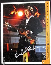 PAUL McCARTNEY : (VINTAGE PRINT AUTOGRAPH) WITH ORIG,WRIST BAND TO SHOW - $5,582.83 MXN