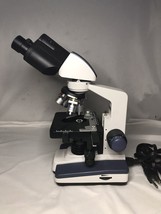 AMscope Microscope 4X 100X 40X 10X Objectives Moving Platform Electrical... - £89.53 GBP