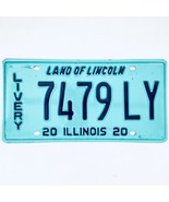 2020 United States Illinois Land of Lincoln Livery License Plate 7479 LY - $20.22 CAD
