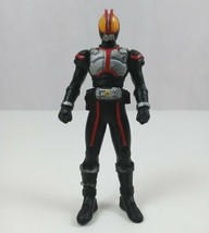 2003 Bandai Japan Rider Hero Series Masked Kamen Rider Faiz 4&quot; Vinyl Figure - $12.86