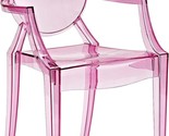 Pink Modway Casper Modern Acrylic Stacking Kitchen And Dining, Fully Ass... - $114.96