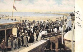 Steamer Arriving at Ostend Belgium 1910c postcard - £5.48 GBP