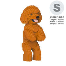 Toy Poodle Dog Sculptures (JEKCA Lego Brick) DIY Kit - £55.82 GBP