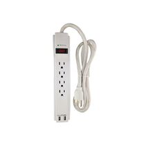 Fabcordz 4 ft. L 4 outlets Surge Protector White 990 J - $19.95