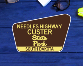 Needles Highway Sticker Custer State Park South Dakota 3.75&quot; x 2.5&quot; Vinyl - £4.34 GBP