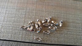 25 Ball Chain Connectors Bead Chain Links 8mm Silver Chain Connectors Brass - $2.82