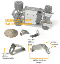 6pc 2004 Life-Like Slot Car T Style Chassis PICK UP SHOES 4938 Factory Parts 3pr - £8.11 GBP