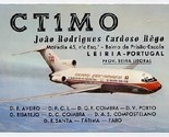 QSL Card  CT1M0 Leiria Portugal  1969 TAP 727 - $8.91