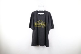 Black Rifle Coffee Company Mens 2XL XXL Spell Out Short Sleeve T-Shirt Gray USA - £23.15 GBP