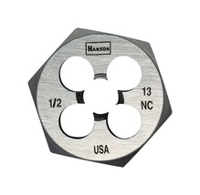 IRWIN Hexagon Standard Die 1" Across 1/2-13 NC Industrial Tool Machine Screw - £22.79 GBP