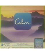 Calm ~ Mindful Jigsaw Puzzle w/Poster ~ Foggy Mountains ~ 300 Pieces ~ 1... - £11.76 GBP