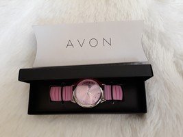 AVON Counting Critters Silicone Watch &quot;PINK&quot; (Quartz movement, Stretch B... - $15.49