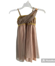 Curtain Call Costume Beige Pink Ballet Lyrical C341 Princess Theatre Solo Sz CSM - £13.91 GBP