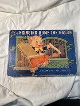 1939 Bringing Home The Bacon Board Game By Whitman Publishing Co Vintage Graphic - £71.93 GBP