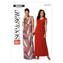 BUTTERICK PATTERNS B5837 Misses&#39;/Misses&#39; Petite Dress Sewing Template, S... - $5.82