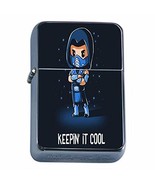 Keepin It Cool Combat Flip Top Dual Torch Em1 Smoking Cigarette Silver Refillabl - $8.95