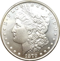 Rare Antique States 1879 CC Cupronickel Silver Color Morgan Coin. Explore Now! - £22.22 GBP