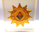 Vintage Encased South Korean Military Second Armored Brigade Medallion 1... - $127.66