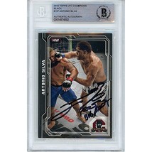 Antonio Silva UFC Topps Champions Black MMA Autograph Beckett BGS On-Card Auto - £114.98 GBP