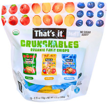 That&#39;s It Crunchable Organic Fruit Crisps Variety Pack 18 Packs EXP 06/2027 - $21.80