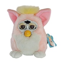 Vintage 1999 Furby Baby Tiger Electronic Peachy Pink White Yellow 70-940... - $44.99