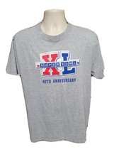 NFL Super Bowl XL 40th Anniversary Adult Medium Gray TShirt - $19.80