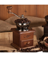 Classical Wooden Mini Manual Coffee Grinder Retro Spice Mill With High-q... - $68.02 CAD