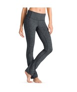 Athleta Straight Up Pant Flare Leg Leggings Heather Gray Black XXS - $34.19 CAD