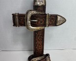 Freestanding Religious Cross Resin Belt &amp; Buckle Design for Shelf Desk D... - £19.14 GBP