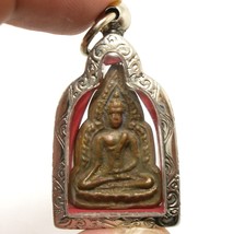 Phra Buddha Chinnaraj Lp Ngern Donyaihom Blessed In 1949 Powerful Amulet Pendant - £169.49 GBP