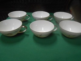 Beautiful Mikasa Fine China Primrose... Set Of 6 Coffee Cups - £14.53 GBP