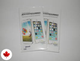 2-Pc Screen Protector Guard (Plain) iPhone 5 / 5S - Orig Color Protectio... - £2.27 GBP