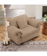 Modern Velvet Deep Seat Single Sofa: Storage Accent Chair - $522.45 CAD