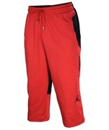 Nike Mens Aj Vi Cropped Pants Color Red Black Size Medium - £83.93 GBP