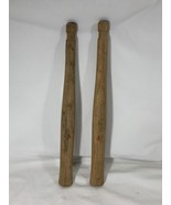 2 VINTAGE HARDWOOD Hand Tool Handle Handles 16&quot;    Hammer  - $31.17 CAD