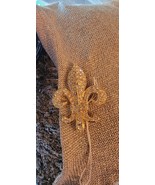 Joan Rivers Fleur de Lis Crystal Rhinestone Pin Brooch gold tone - $97.29 CAD