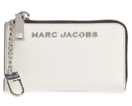 Marc Jacobs Small Top Zip Card Wallet Key Fob Holder ~NWT~ Cotton - $1,076.40 MXN