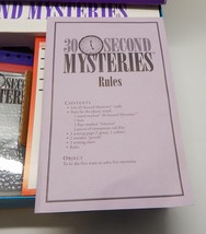 30 Second Mysteries By University Games 1995 Brainteasers - $29.99