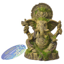 Blue Ribbon Exotic Environments Ganesha Statue with Moss Aquarium Ornament - £26.82 GBP