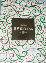 Sferra Frolic Holiday Linen Placemats Emerald Green/Red/White 14x20" SET... - $36.53